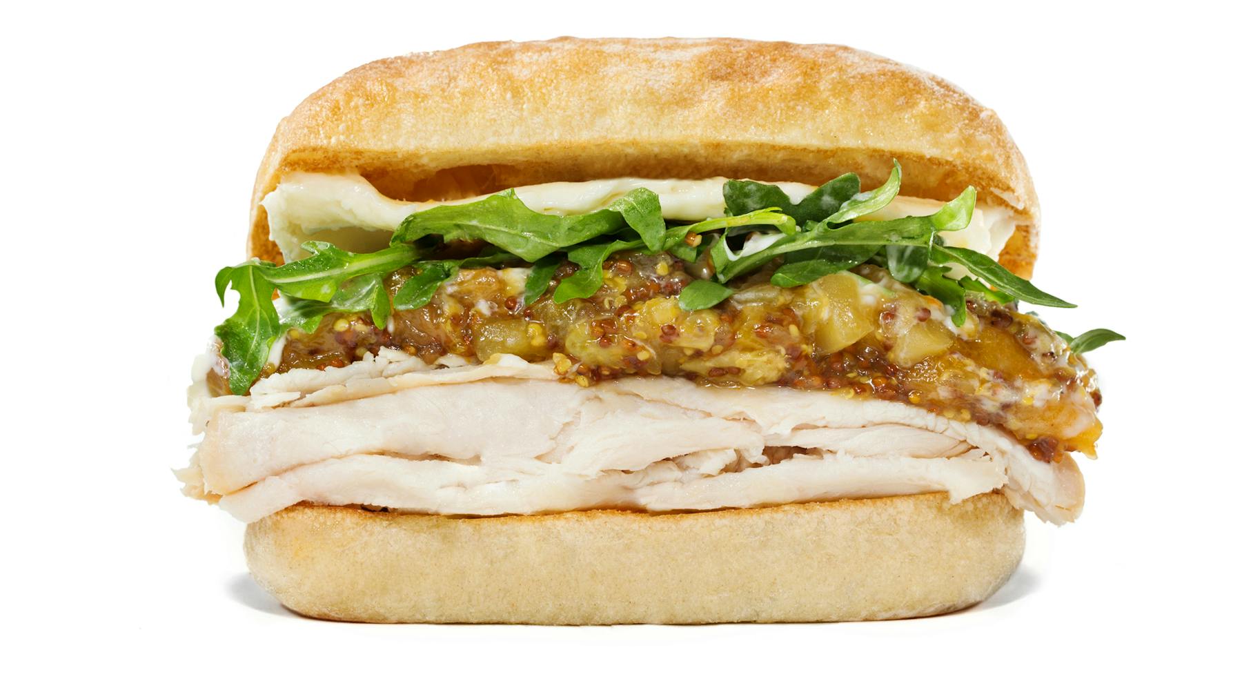 calories in brown bread chicken sandwich