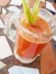 preperada michelada with lemons