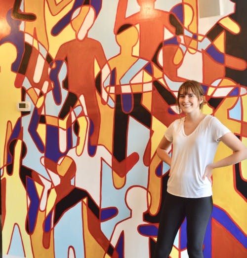 a woman posing for a picture