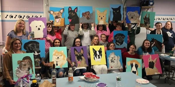 Paint Your Pet Party and Dinner