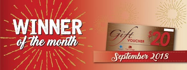 September 2018: Winner of the Month