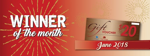 June 2018: Winner of the Month