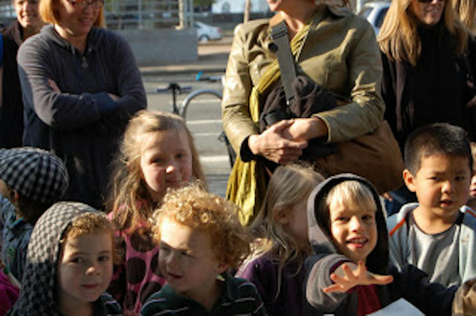 a group of kids