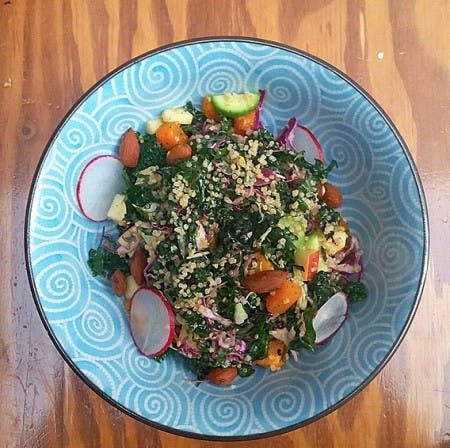 Kale salad: Just one (very healthy) gluten-free option.