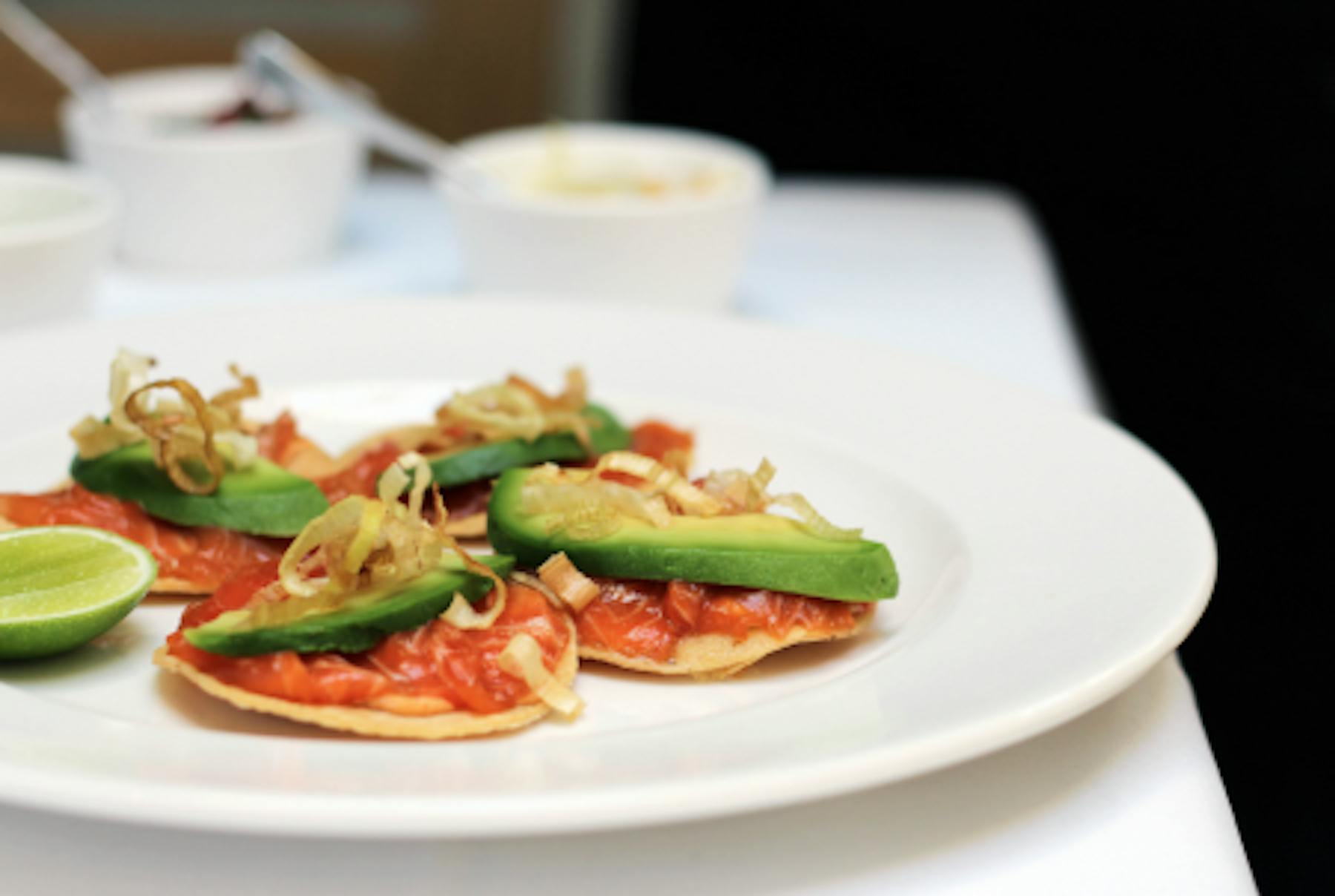 Trout tostada at Cala (photo by Chloe List)