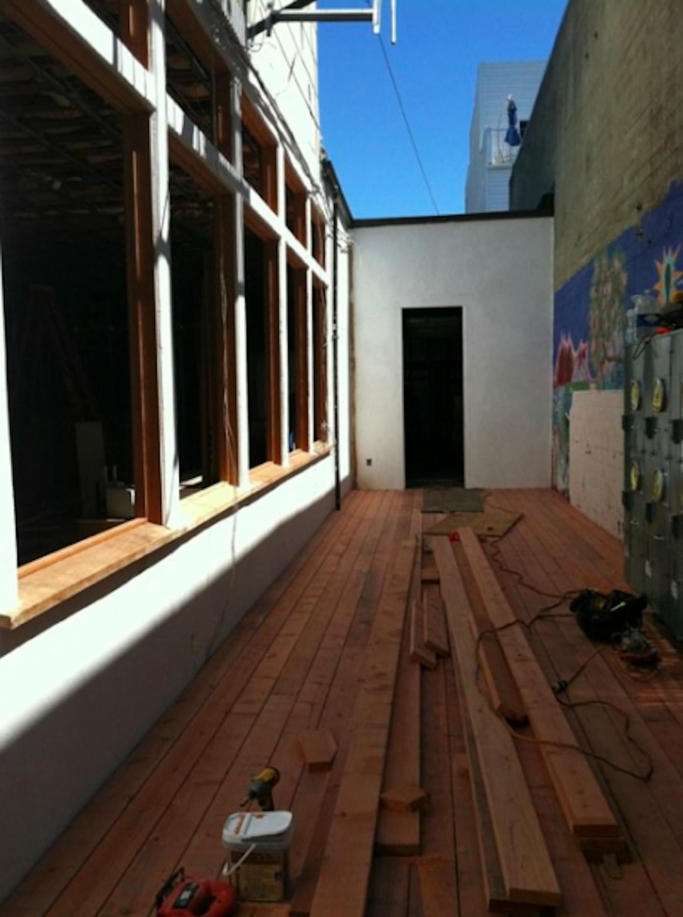 The deck is laid.