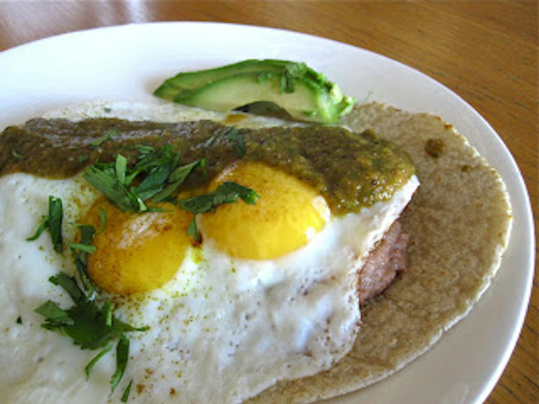 a plate of tortilla and eggs