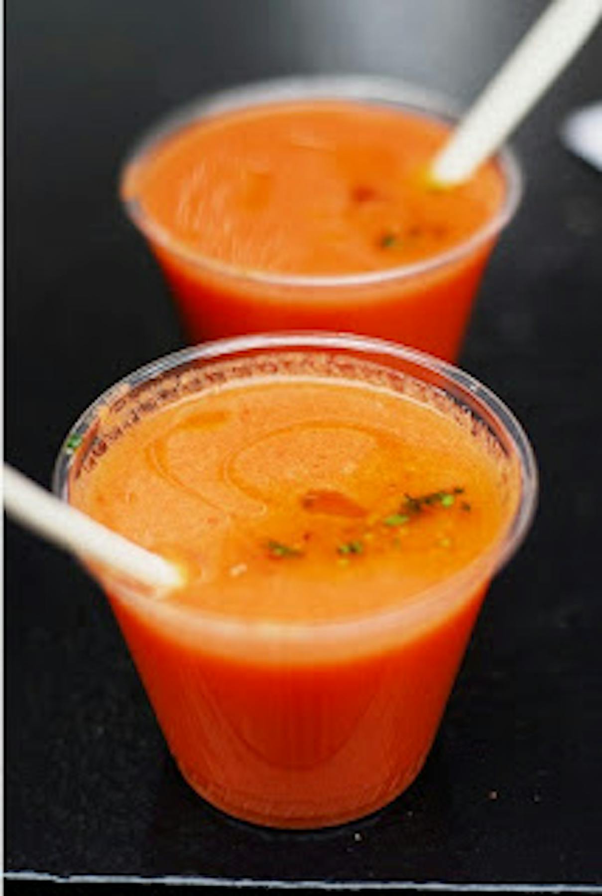 two cups of sauce