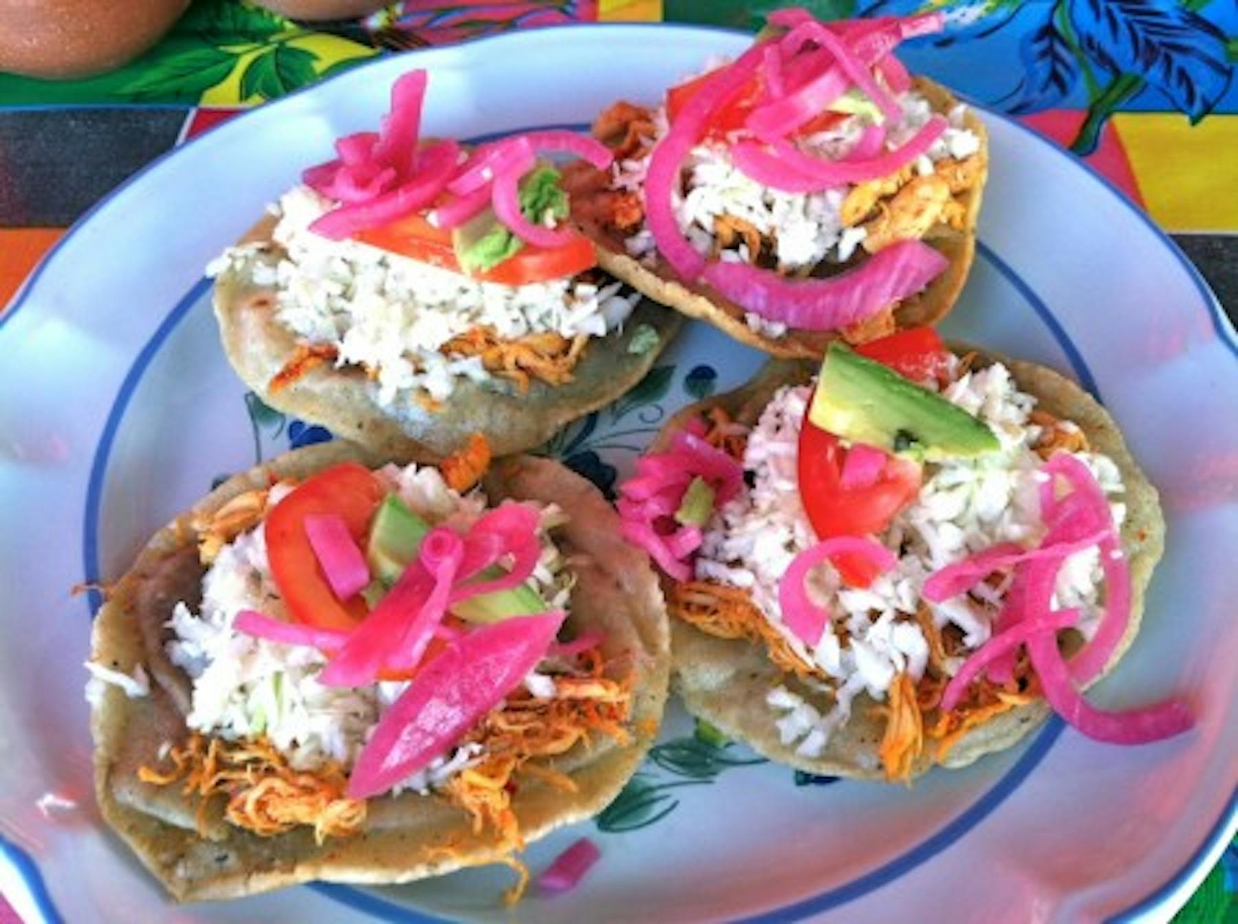 Perfect panuchos at El Rinón Chiapaneco