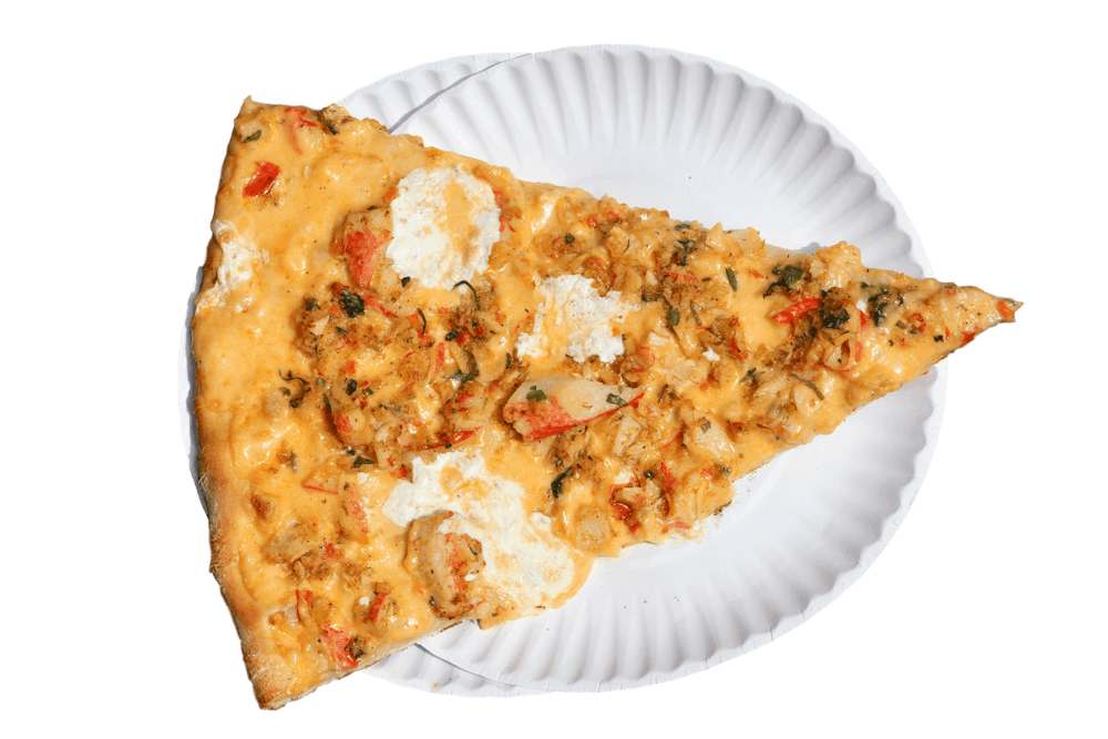 Crab Pizza Slice
