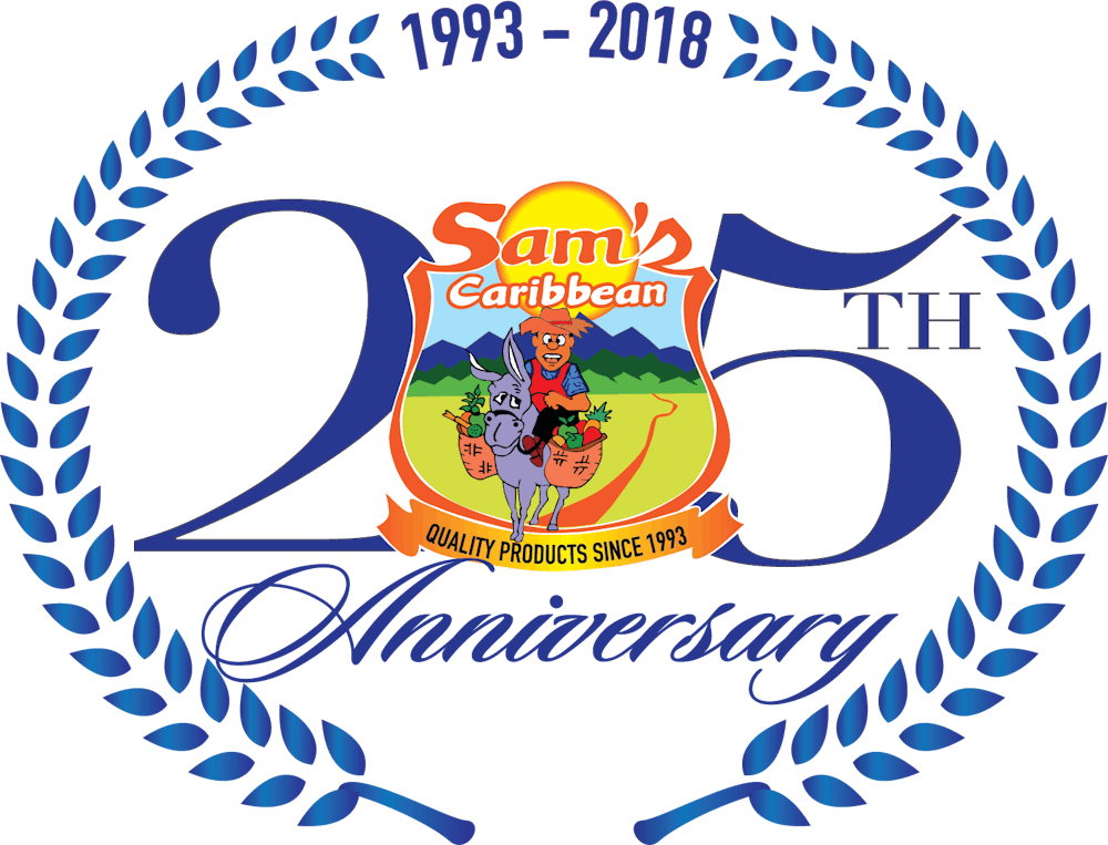 Sam's Caribbean 25th anniversary logo
