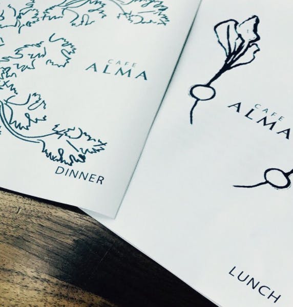 Summer menus at Alma